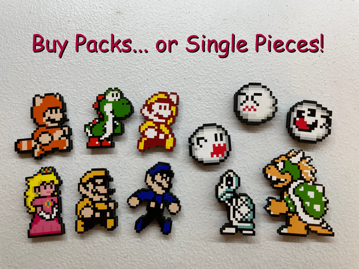 Flower Pack - Magnets - Nintendo Super Mario Brothers 3!