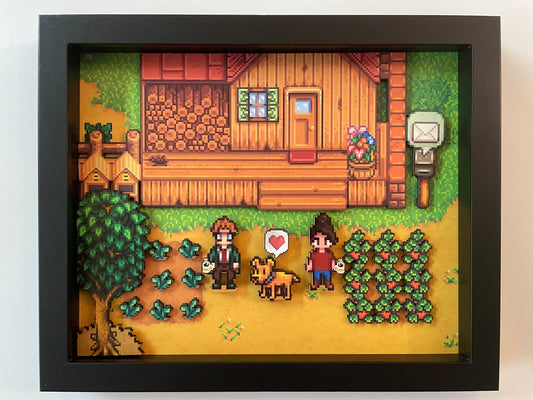 Stardew Valley - 3D 8x10 Shadow Box! - Customization Available!