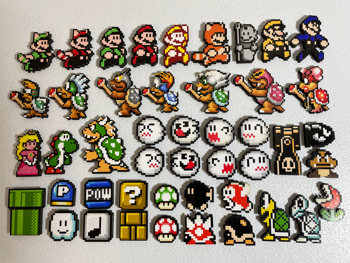 Mushroom Pack - Magnets - Nintendo Super Mario Brothers 3!