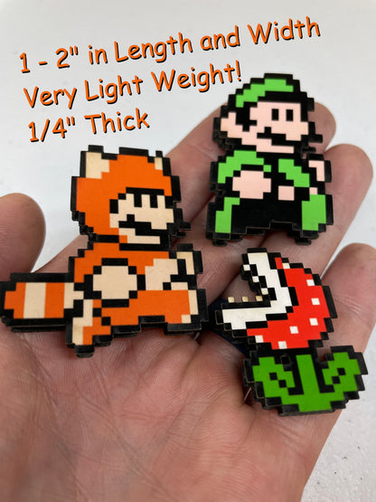 Flower Pack - Magnets - Nintendo Super Mario Brothers 3!