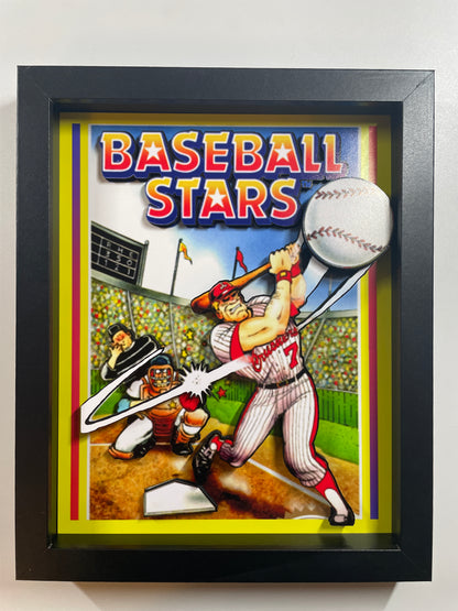 Baseball Stars - NES - 8x10" Shadow Box