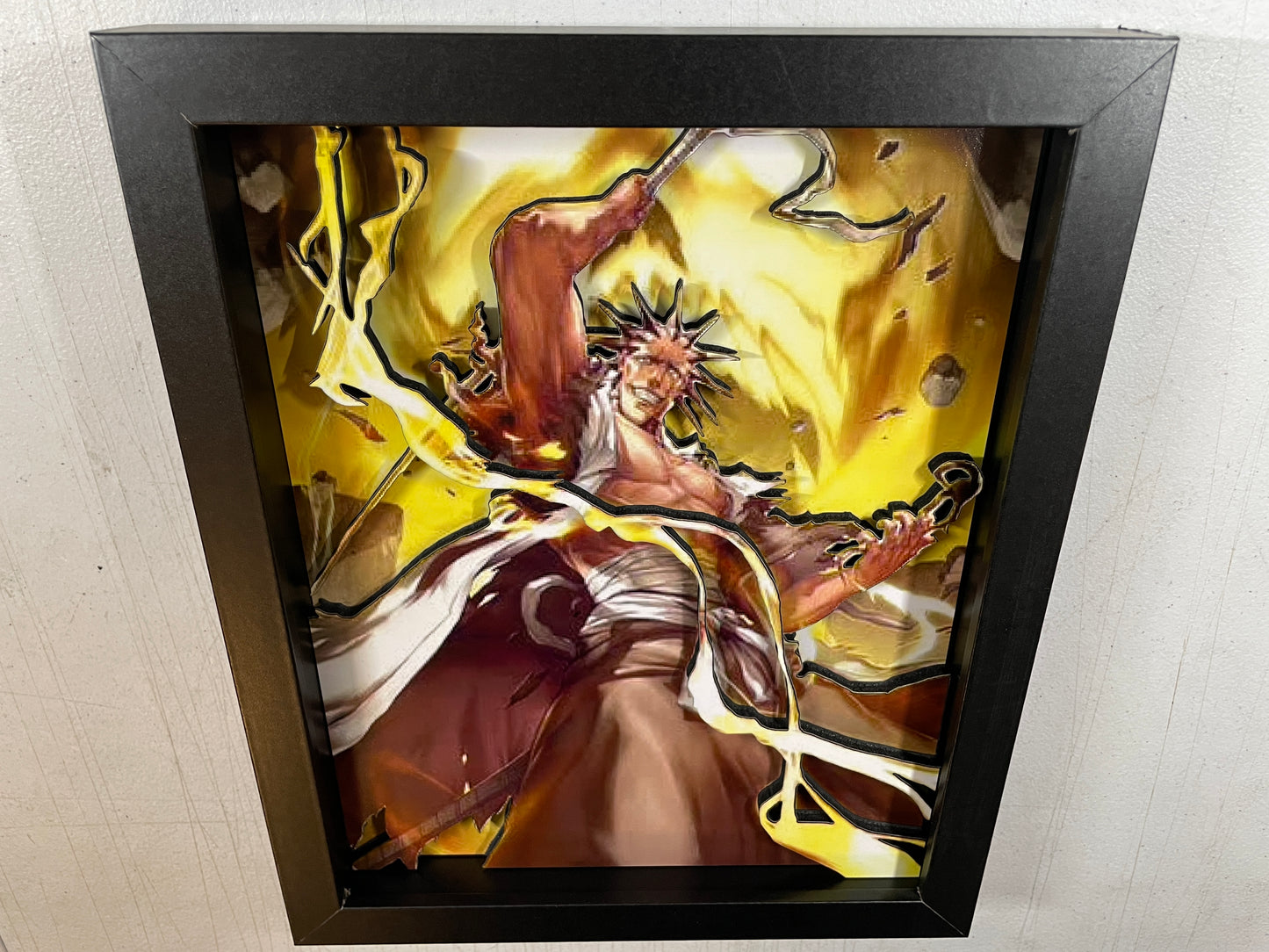 Kenpachi- Bleach - 8x10 3D Shadow Box!