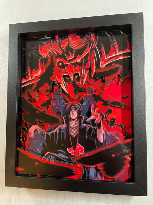 Naruto - Itachi - 3D 8x10 Shadow Box!