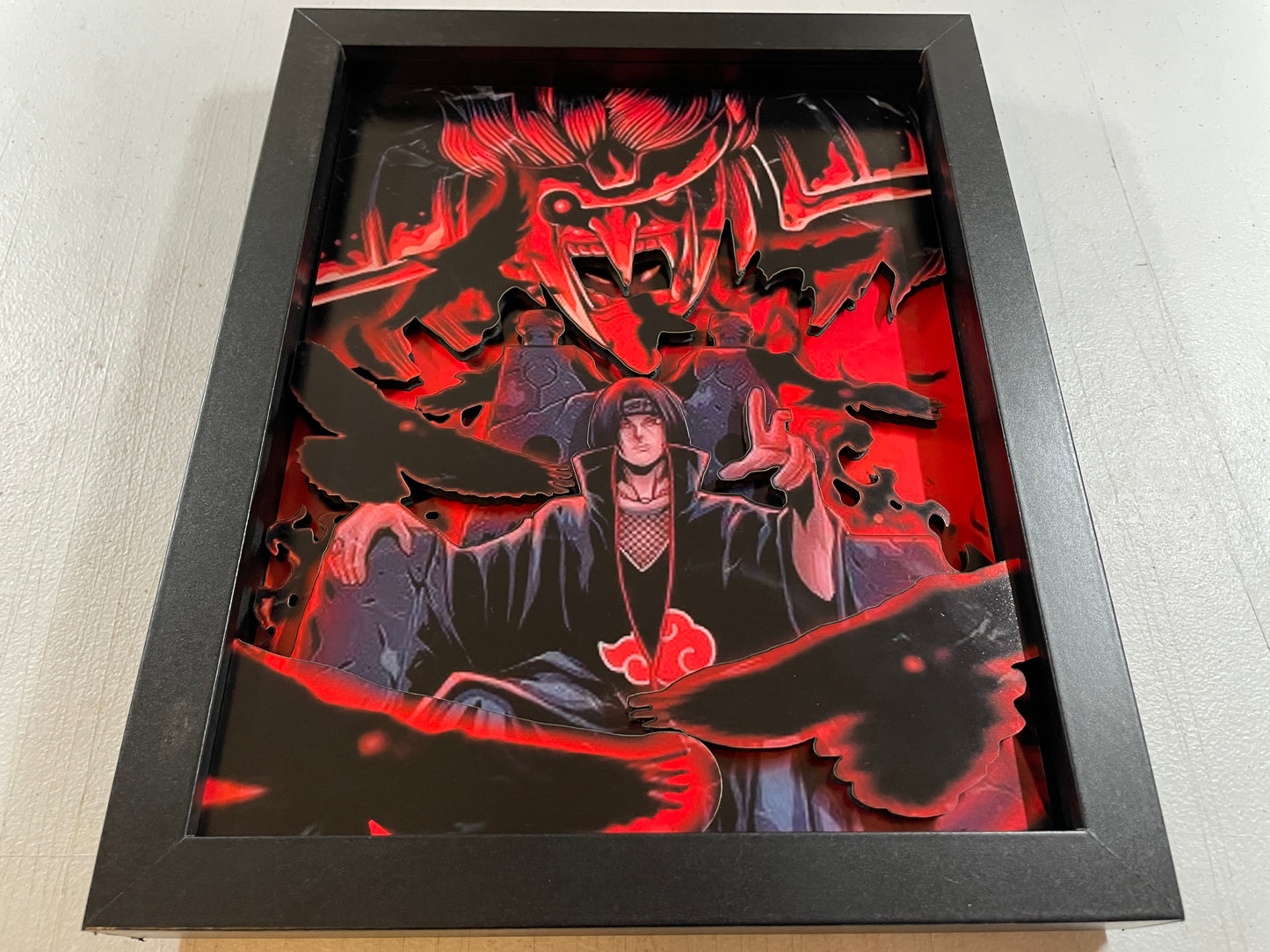 Naruto - Itachi - 3D 8x10 Shadow Box!