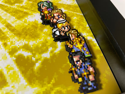 Kefka Boss Fight - Final Fantasy 6 - 8x10" 3D Shadow Box!