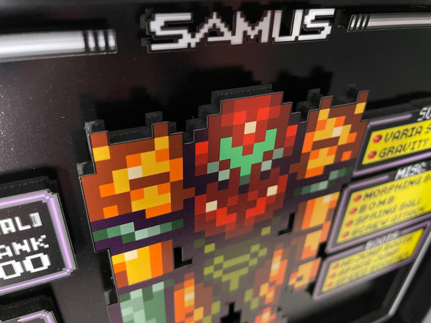 Samus - Metroid - Item Menu - 8x10 3D Shadow Box!