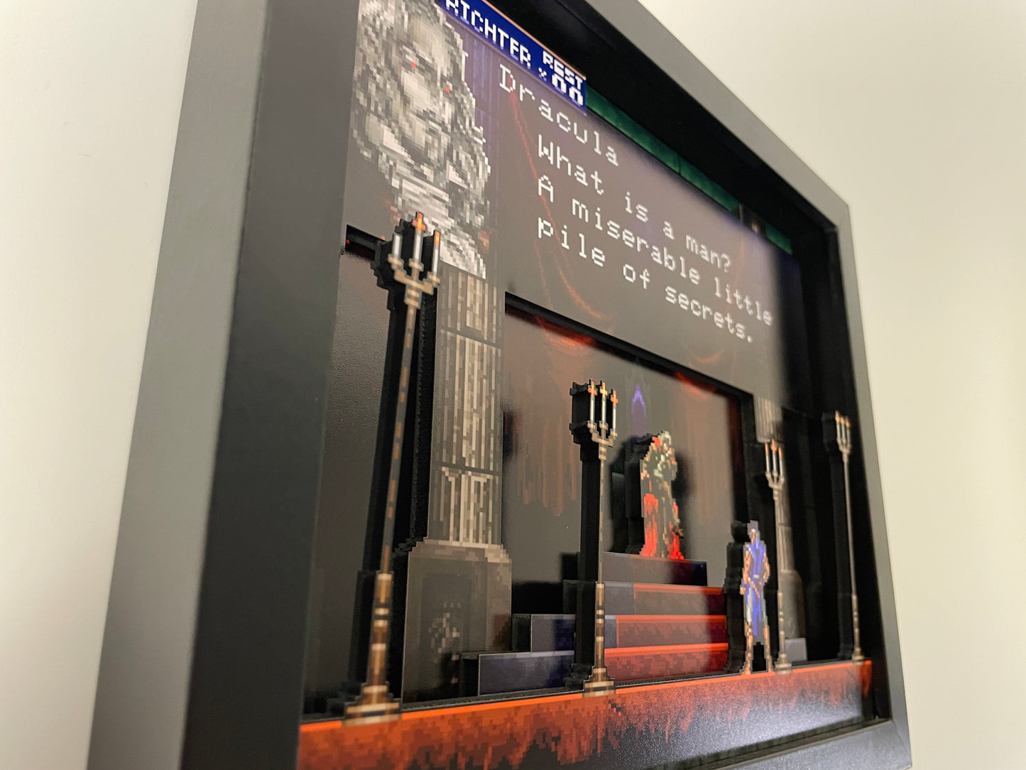 Castlevania - Symphony of the Night 8x10 3D Shadow Box!