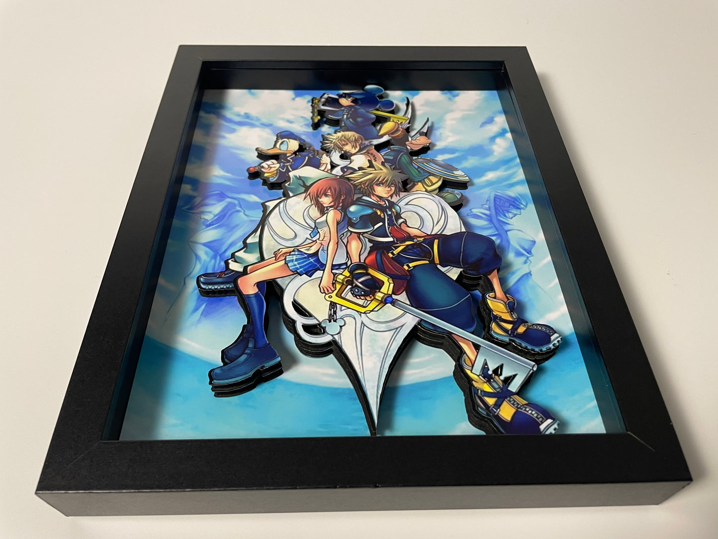 Kingdom Hearts 2 - Playstation - 8x10 3D Shadow Box!