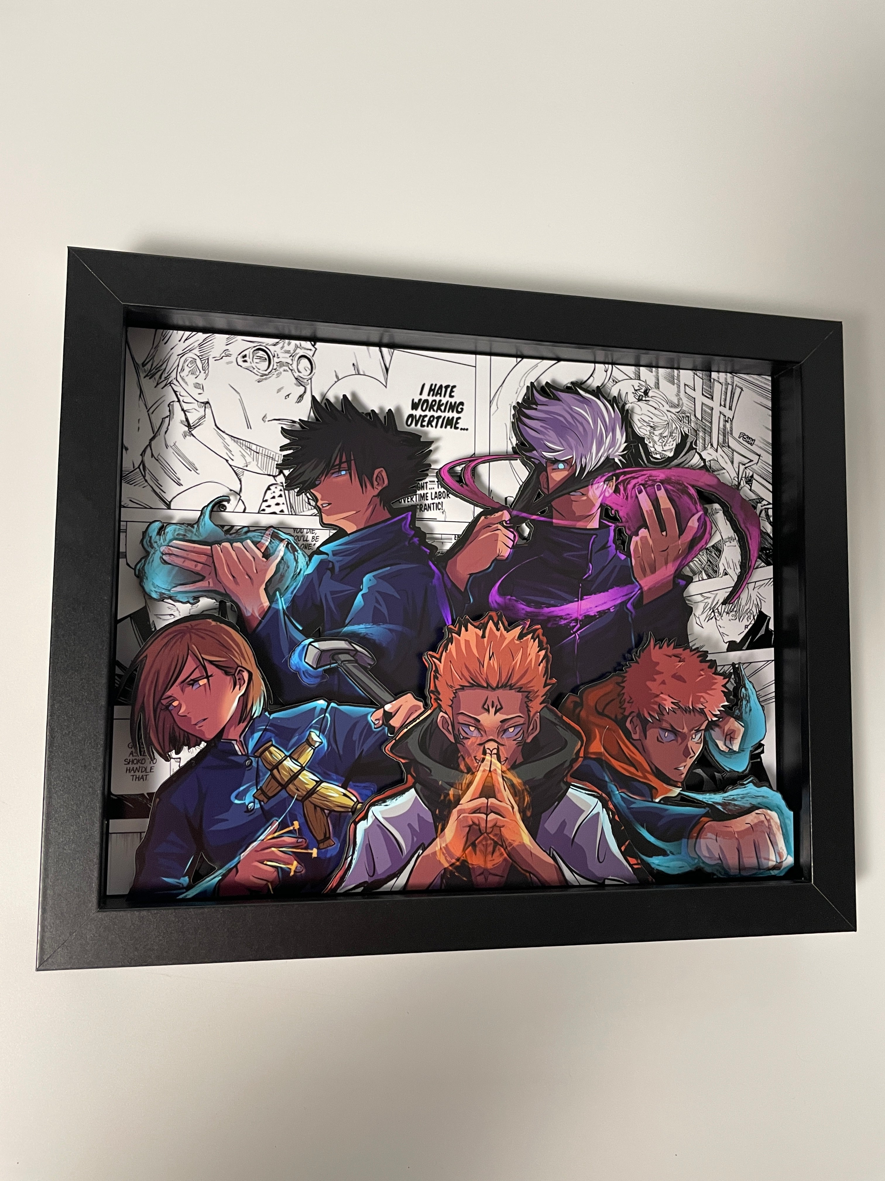 Jujutsu Kaisen - 8x10 3D Shadow Box! – Cre8-Bit Designs