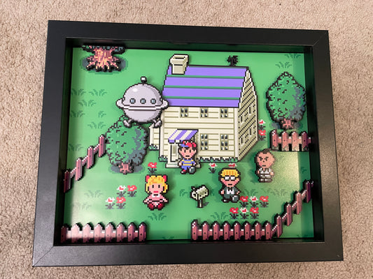 Earthbound - 8x10" 3D Shadow Box!