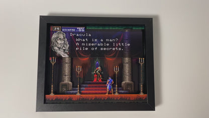 Castlevania - Symphony of the Night 8x10 3D Shadow Box!