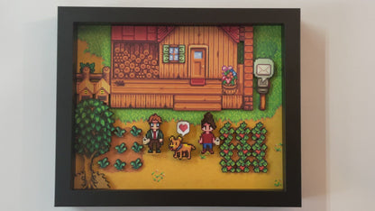 Stardew Valley - 3D 8x10 Shadow Box! - Customization Available!