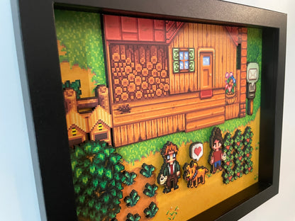 Stardew Valley - 3D 8x10 Shadow Box! - Customization Available!