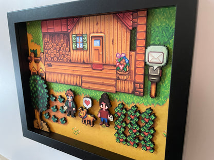 Stardew Valley - 3D 8x10 Shadow Box! - Customization Available!