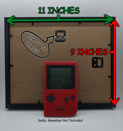 Mario Brothers 3 - World 1 - NES Grass Land - 8x10 3D Shadowbox!