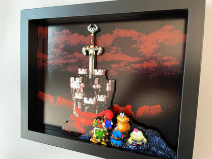 Super Mario RPG - Legend of the Seven Stars - 8x10 3D Shadow Box!