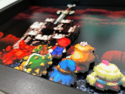 Super Mario RPG - Legend of the Seven Stars - 8x10 3D Shadow Box!